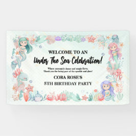 Lona Mermaid Under The Sea Girl Birthday Party