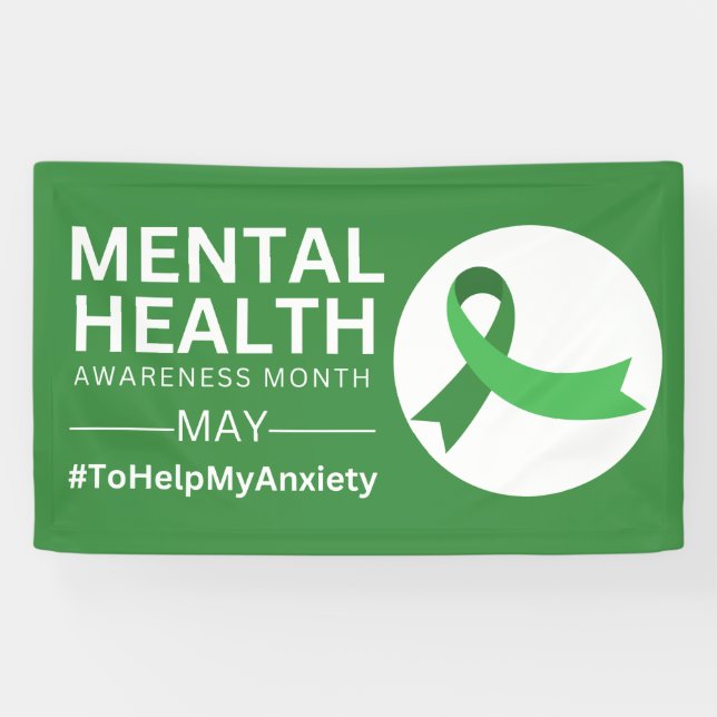Lona Mes de Concientización sobre la Salud Mental  | An (Horizontal)
