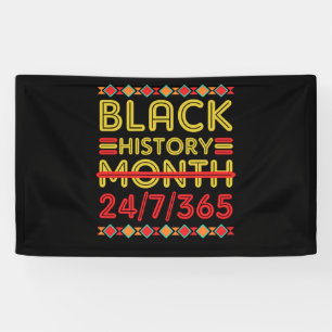 Lona Mes de la Historia Negra 24 7 362 días Afroameric