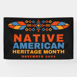 Lona Mes del Patrimonio Nativo Estadounidense 2025