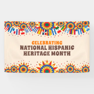 Lona Mes Nacional de la Herencia Hispana | Colorido