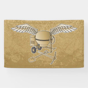 Lona Mezclador de hormigón beige