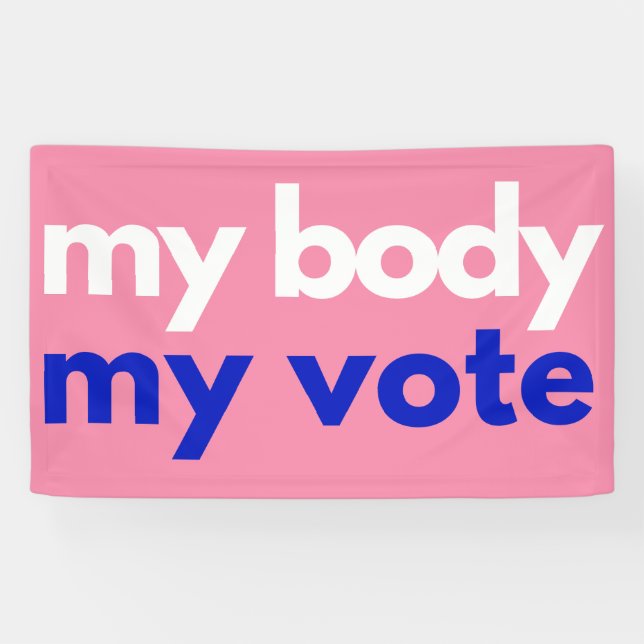 Lona Mi cuerpo mi voto Roevember (Horizontal)