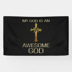 Lona Mi Dios es un Dios alucinante Religioso Cristiano