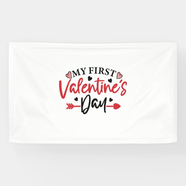 Lona Mi primer día de San Valentín (Horizontal)