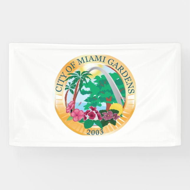Lona Miami Gardens (Florida) City Seal (Horizontal)