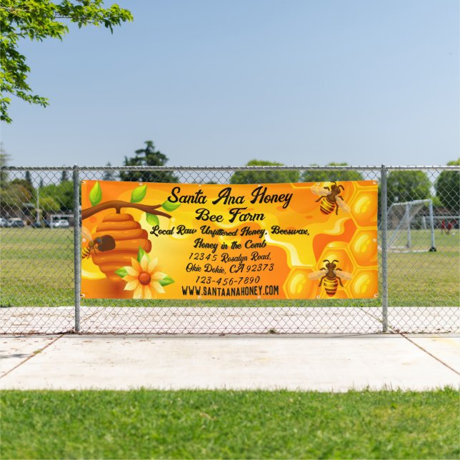 Lona Miel Cruda personalizar Para La Venta De La Granja (in situ)