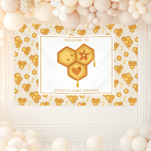 Lona Miel de Panal Abeja Bebé Shower Dulce
