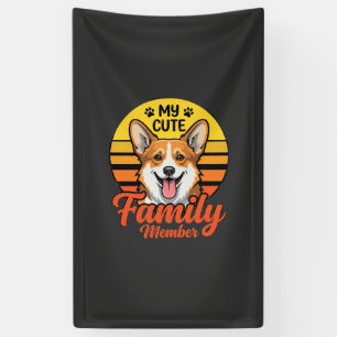 Lona Miembro de la familia Corgi adorable Amante de los