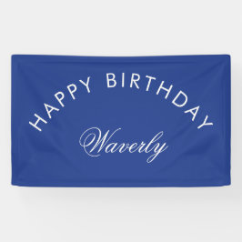 Lona Minimalist Happy Birthday Royal Blue