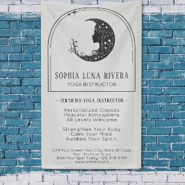 Lona Minimalista Boho Arco Celestial Luna Creciente