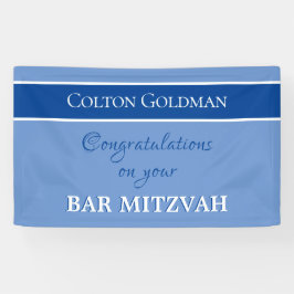 Lona ¡Mira! Banner del bar personalizado Mitzvah