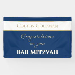 Lona ¡Mira! Personalizado Bar Mitzvah
