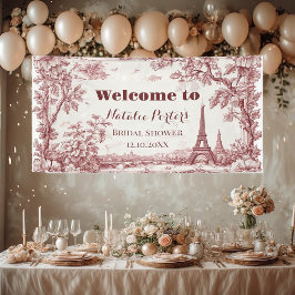 Lona Miss to Mrs Bridal Shower Paris French Country 