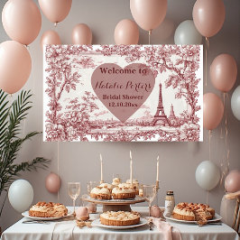Lona Miss to Mrs Bridal Shower Paris French Country 