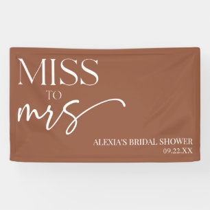 Lona Miss To Mrs Brown Boho Bohemian Bridal Shower