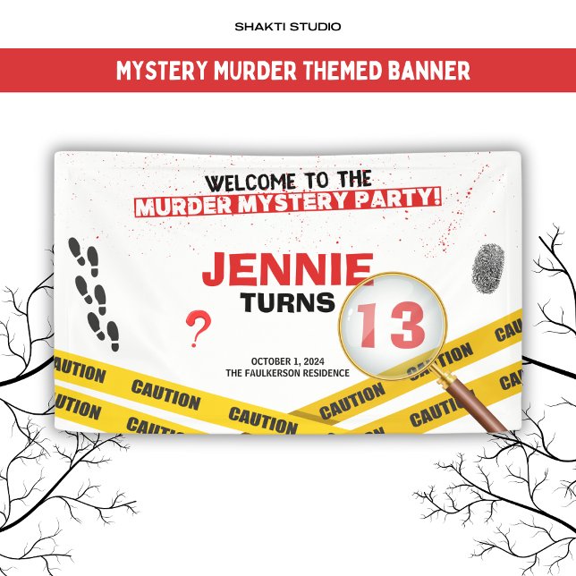 Lona Misterio de Asesinato Bloody Crime Scene Fun (Subido por el creador)