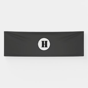 Lona Moda DE ESTILO MÍNIMO MODERNO MONOGRAM ELEGANTE SI