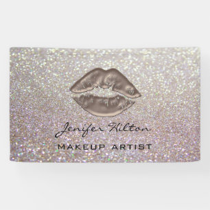 Lona Moda moderna y glamurosa labios adorables purpurin