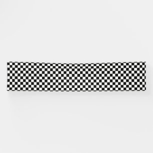 Lona Modelo clásico del blanco del negro del tablero d