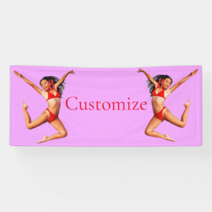 Lona Modelo de baile bikini Thunder_Cove