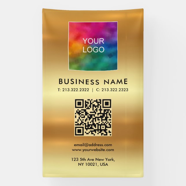 Lona Modelo de personalizado Código QR Código Glam vert (Vertical)
