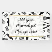 Modelo del peluquero de la acuarela de la máquina