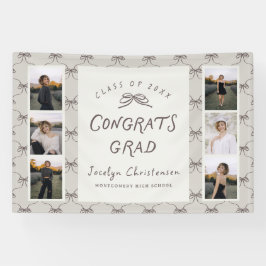 Lona Modern 6 Photo Collage Congrats Grad Graduation