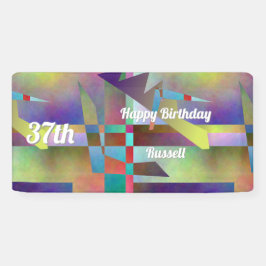 Lona Modern Abstract Pattern Birthday Celebration