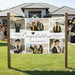Lona Modern Congratulations Graduate 7 Photo Collage