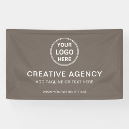 Lona Modern Minimal Custom Logo Taupe Business Branding