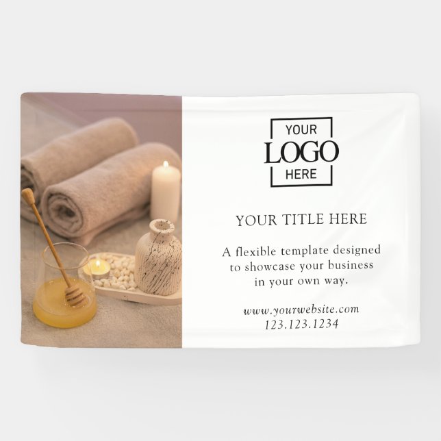 Lona Modern Minimalis Business Logo Photo Professional (Horizontal)