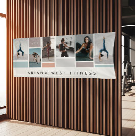 Lona Modern Six Photo Collage Personal Trainer Fitness