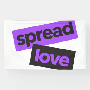 Lona Modern, urban, vibrant, trendy graphic Spread Love