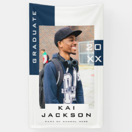 Lona Moderna fiesta Minimalista de graduación fotográfi