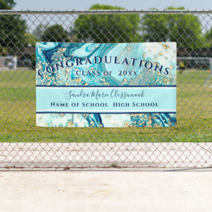 Lona Moderna graduación Purpurina de oro de remolino de