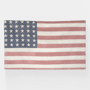 Lona Moderna granja Rustic American Flag