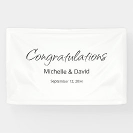 Lona Moderna recepción Boho Simple Script Wedding