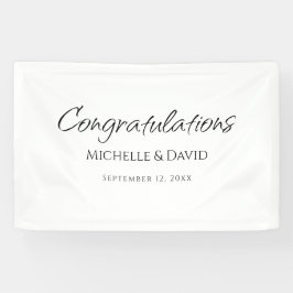 Lona Moderna recepción sencilla y elegante de la boda d