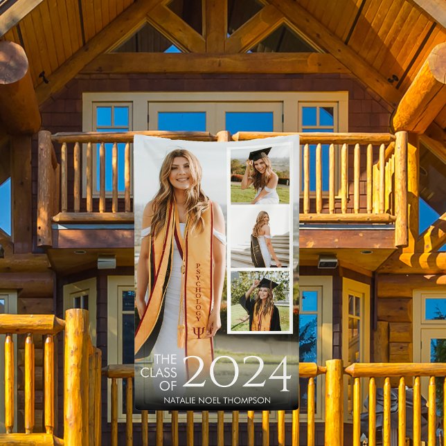 Lona Moderno Colegio o Elegante Graduación de la Escuel (Subido por el creador)