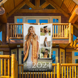 Lona Moderno Colegio o Elegante Graduación de la Escuel