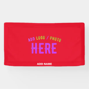 LONA MODERNO CON ESTILO PERSONALIZABLE ROJO VERIFICADO