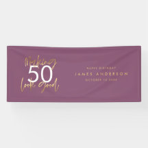Moderno cumpleaños de oro negro simple guión elega