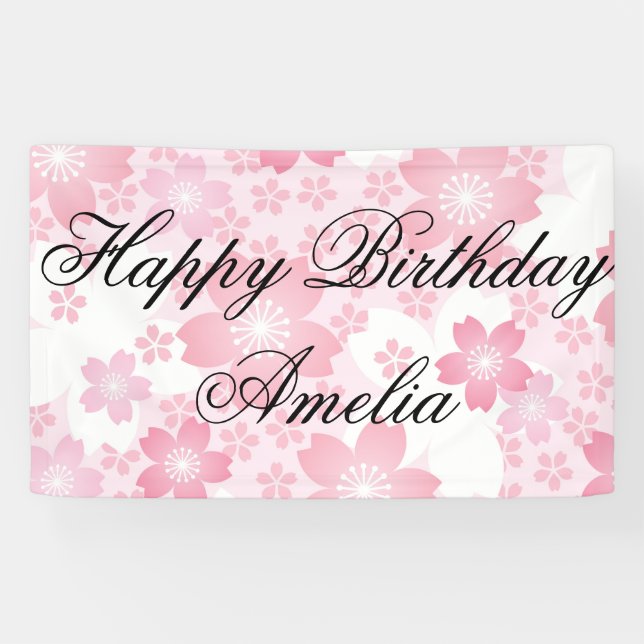 Lona moderno, floral, lindo, de moda, jovencito, rosa,  (Horizontal)