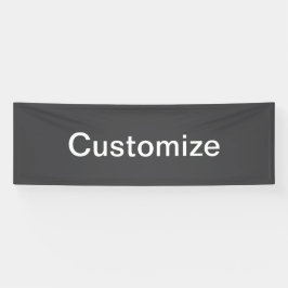 Lona Moderno nombre editable, negocio o marca Etc.