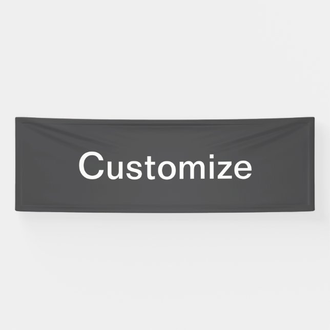 Lona Moderno nombre editable, negocio o marca Etc. (Horizontal)