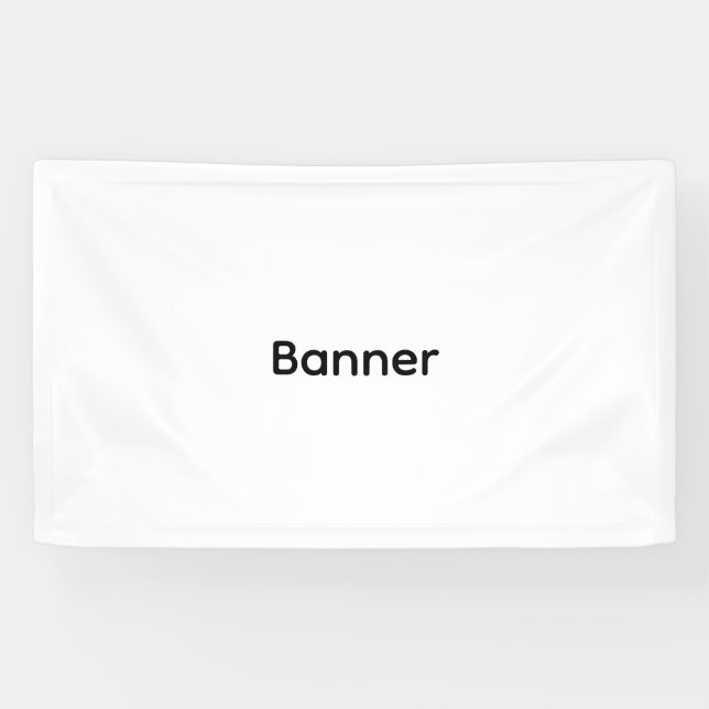 Lona Moderno Personalizado Simple (Horizontal)
