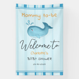 Lona Mommy To Be Cute Whale Baby Shower