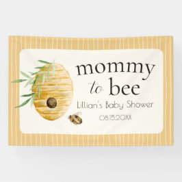 Lona Mommy To Bee Striped Yellow Honey Bee Baby Shower