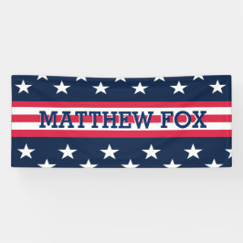 Lona Monograma de Bandera de Estados Unidos 🇺 🇸 Estre